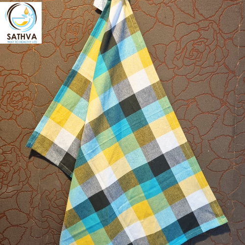 Kitchen Towel / Tea Towel - 100% Cotton - Checked