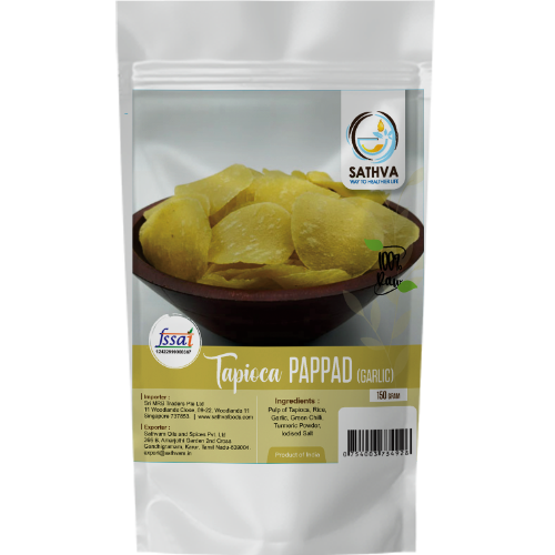 Tapioca Pappad (Garlic) - 150g