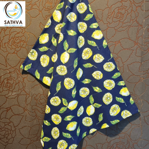 Kitchen Towel / Tea Towel - 100% Cotton - Lemon