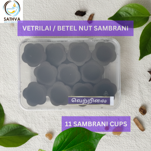 Panjakavya Vetrilai Sambrani (Betel Nut Leaf) - 11 pieces