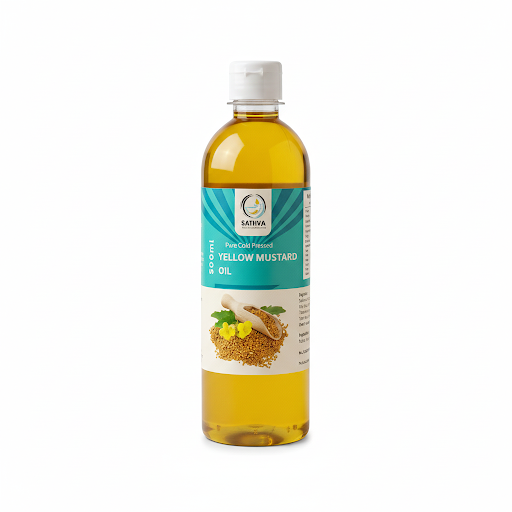 Cold Pressed Yellow Mustard Oil 500ml