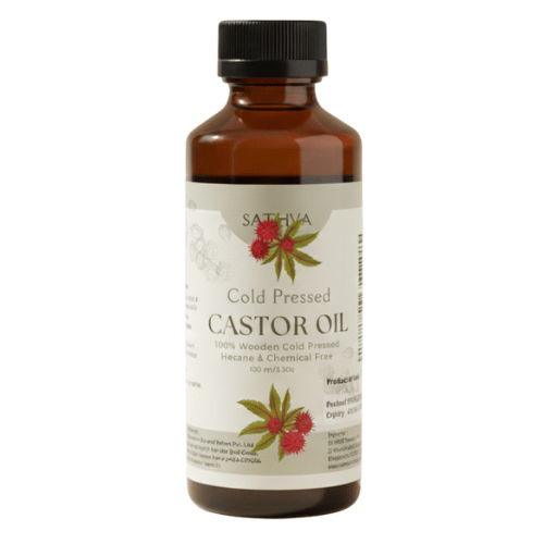 Cold Pressed Castor Oil Glass Bottle 100ml