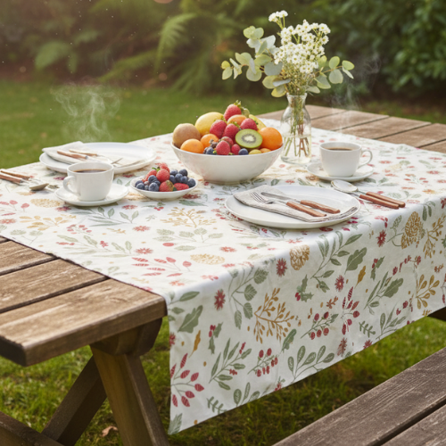 Festive Foliage Table Cloth