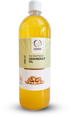 Cold Pressed Chekku Groundnut Peanut Oil 1000ml