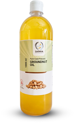 Cold Pressed Groundnut Oil - 1 Litre