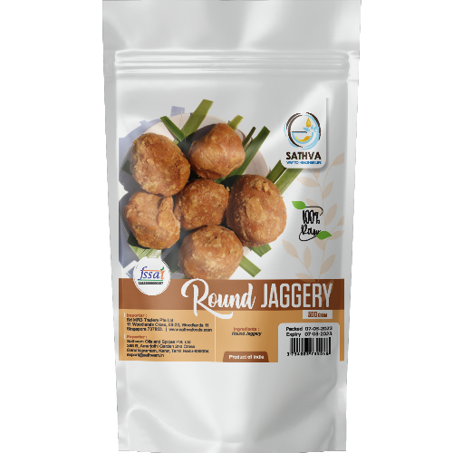 Round Jaggery / Urundai Vellam - 500G