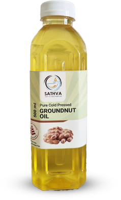 Cold Pressed Chekku Groundnut Peanut Oil 500ml