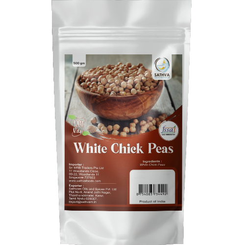 White Chick Peas / வெள்ளை கொண்டை கடலை/Kabuli Chana - 500g